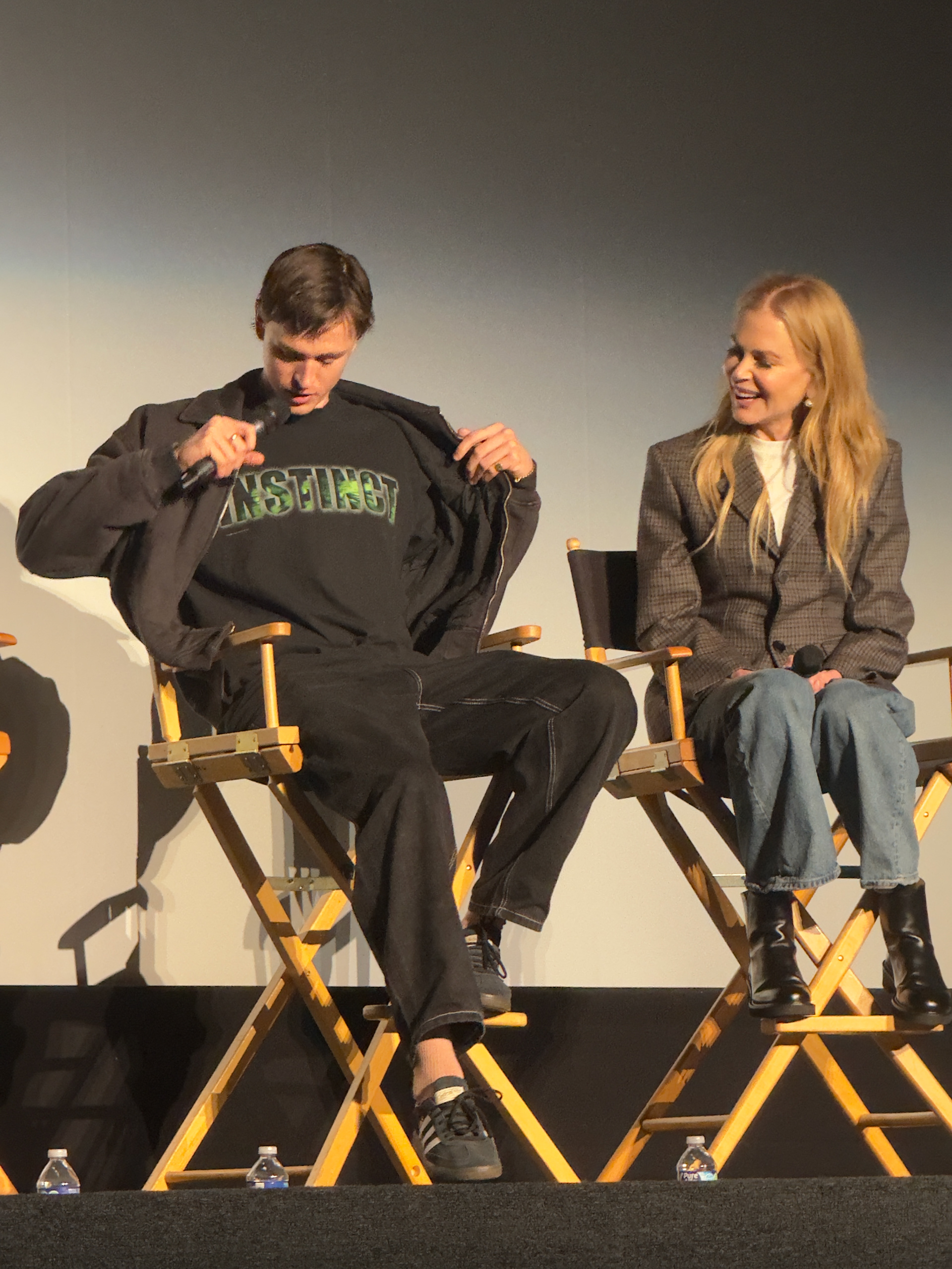 Harris Dickinson and Nicole Kidman at Baby Girl AUSFILM premiere