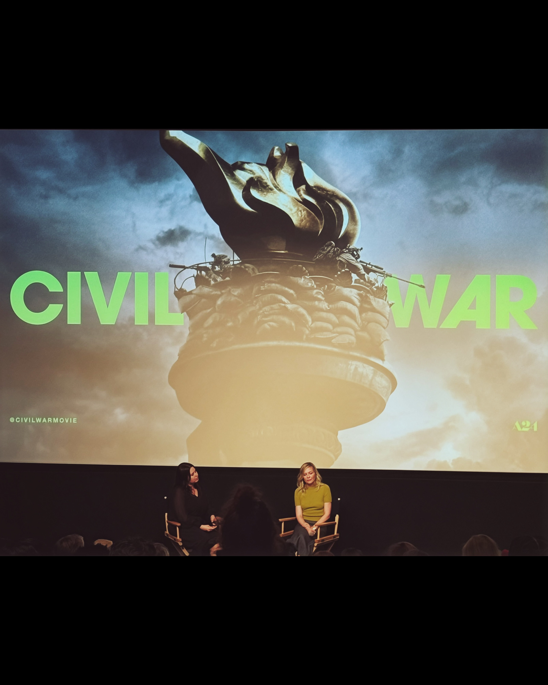 CIVIL WAR Q&A with Kirsten Dunst