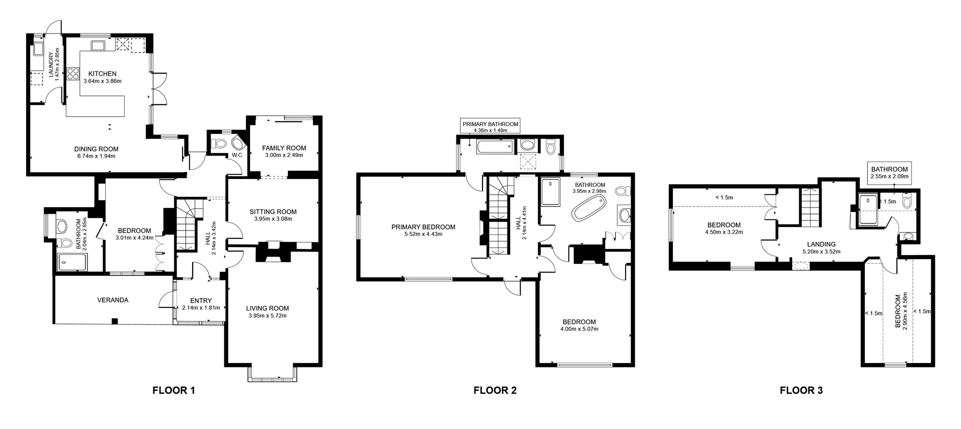 Springhaven floor plan – layout of family-friendly seaside home on the Kent coast with open-plan living areas and bedrooms
