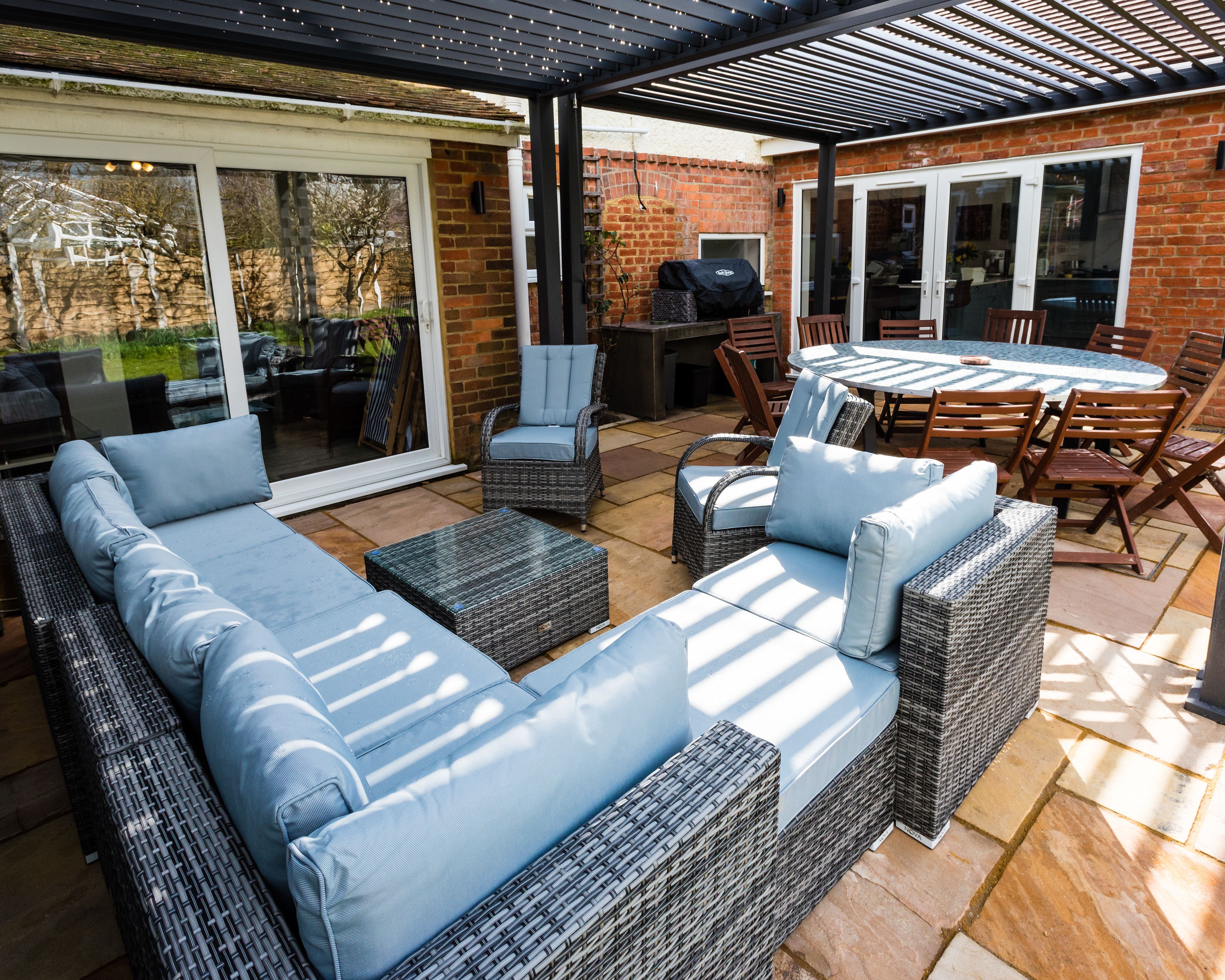 Comfortable garden seating