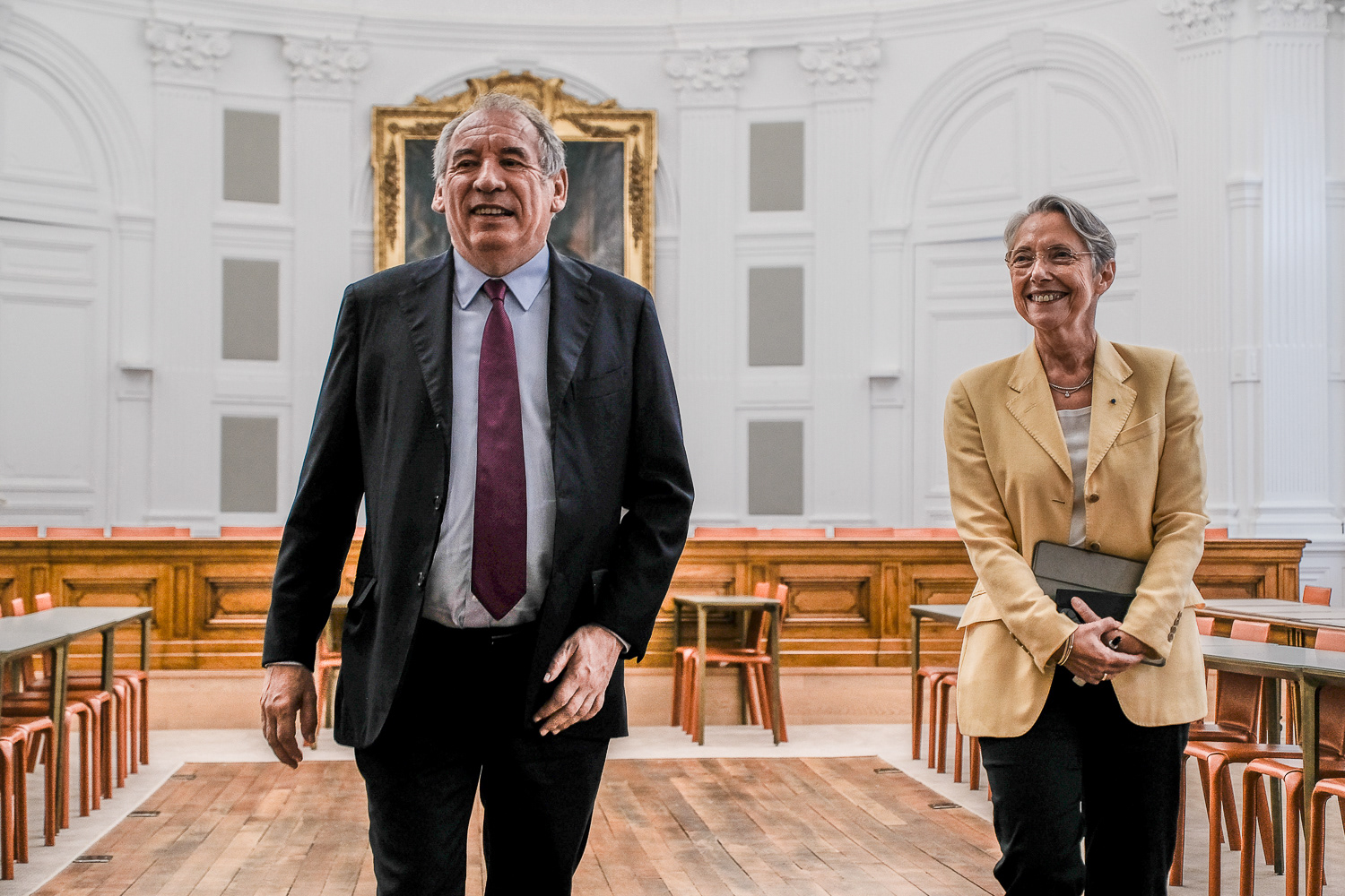 François Bayrou et Elisabeth Borne