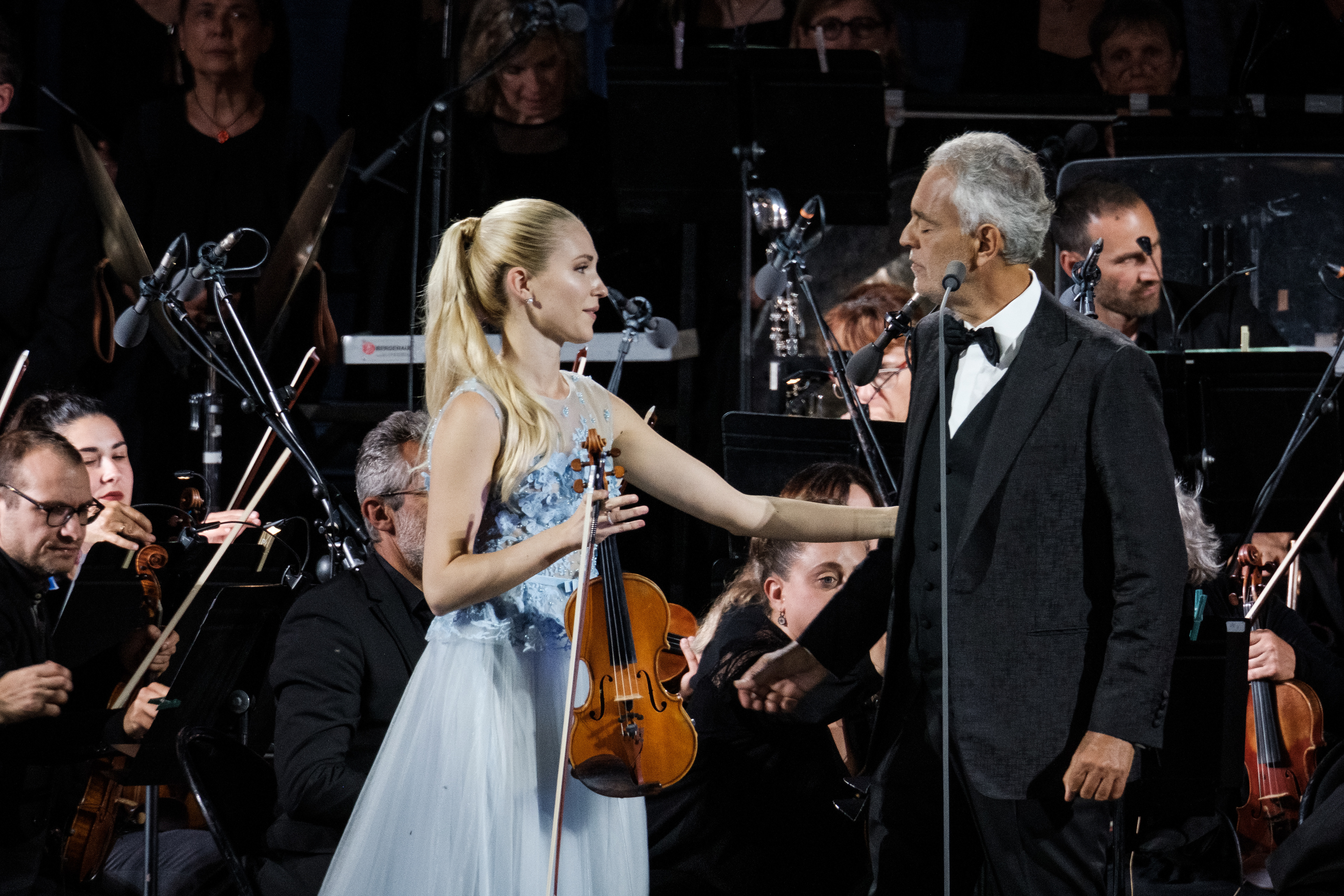 Andréa Bocelli en concert à Lourdes