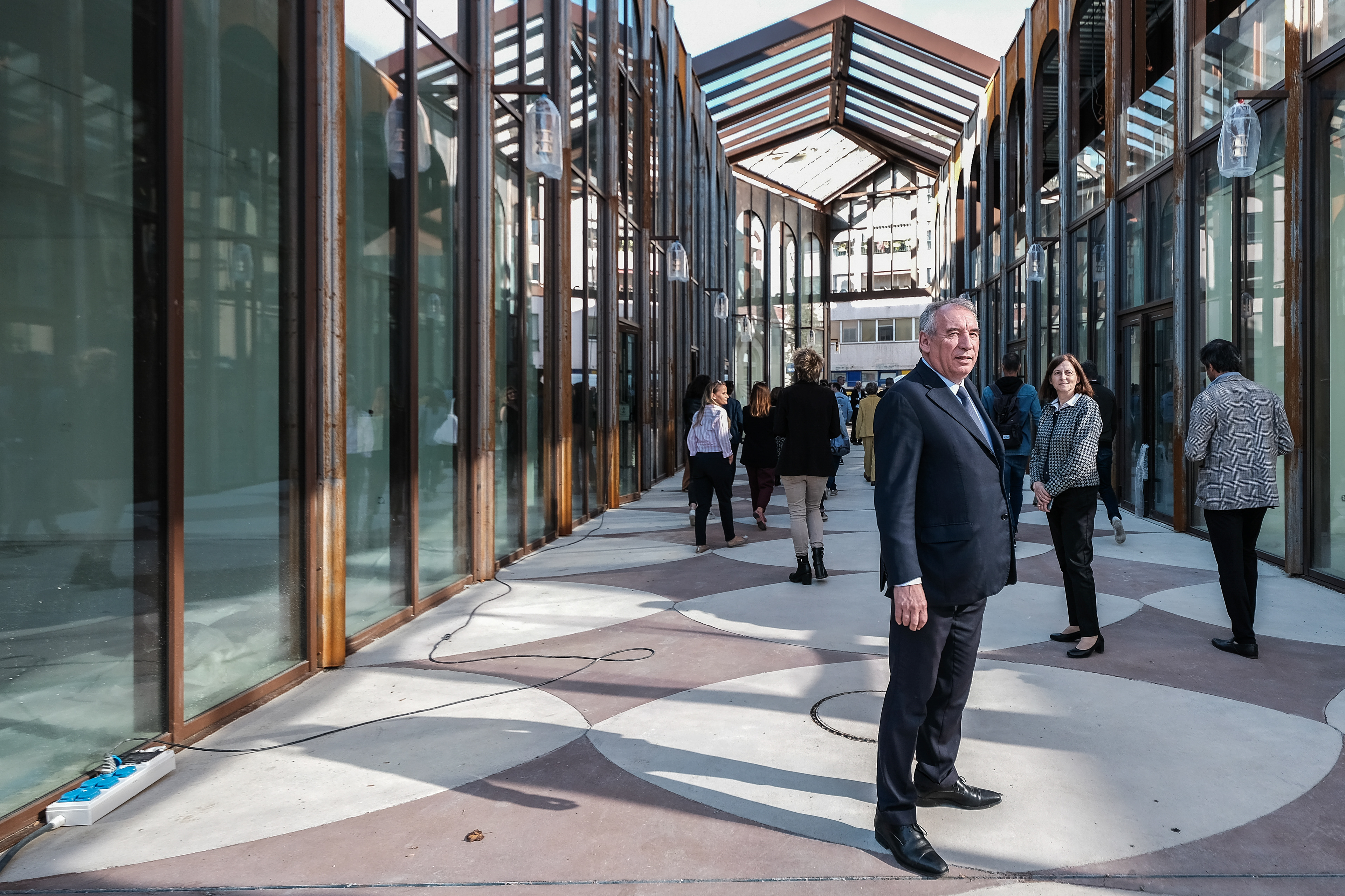 François Bayrou Visite du Passage Carnot à Pau