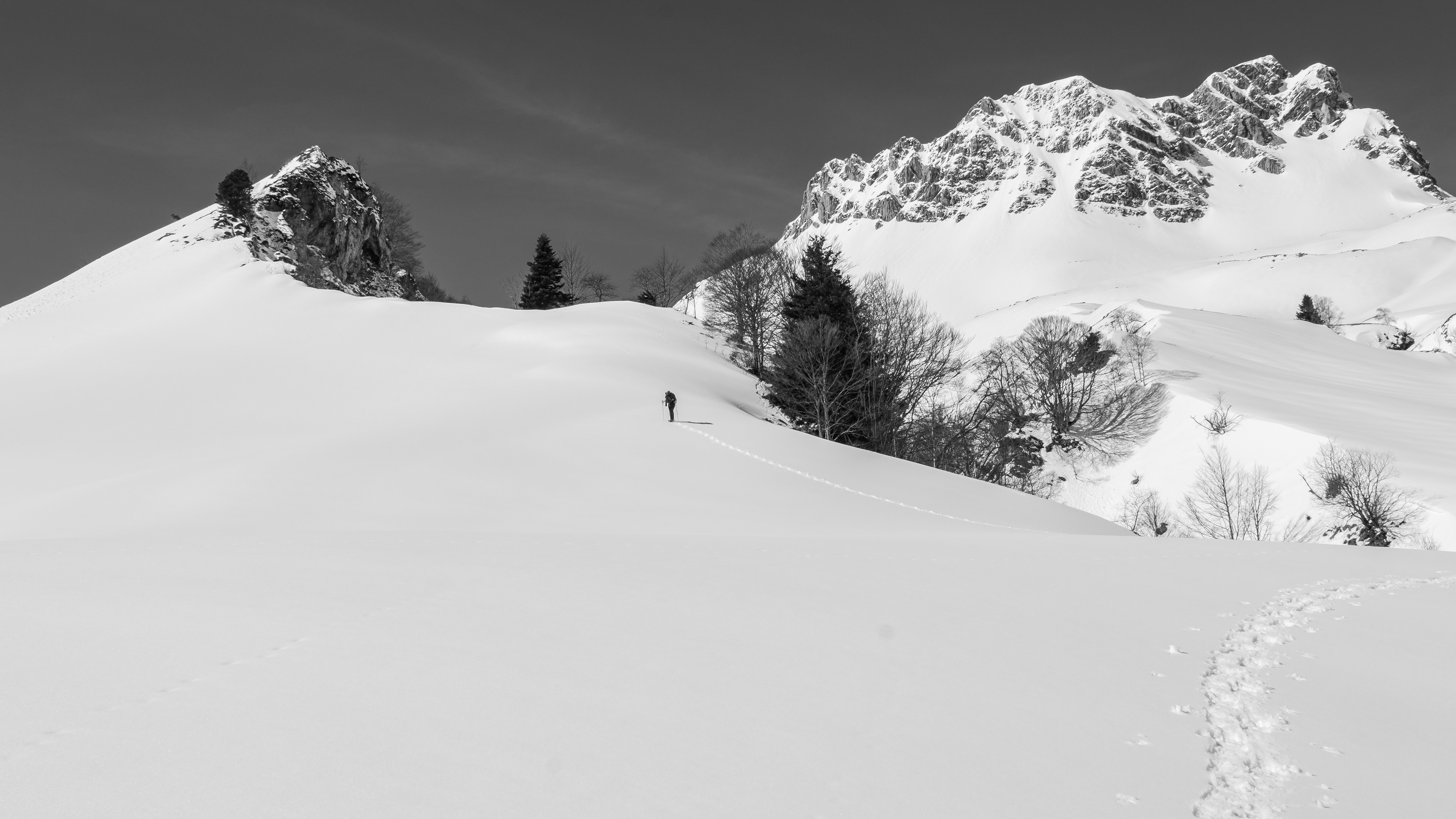 En route vers la cabane Laiterine