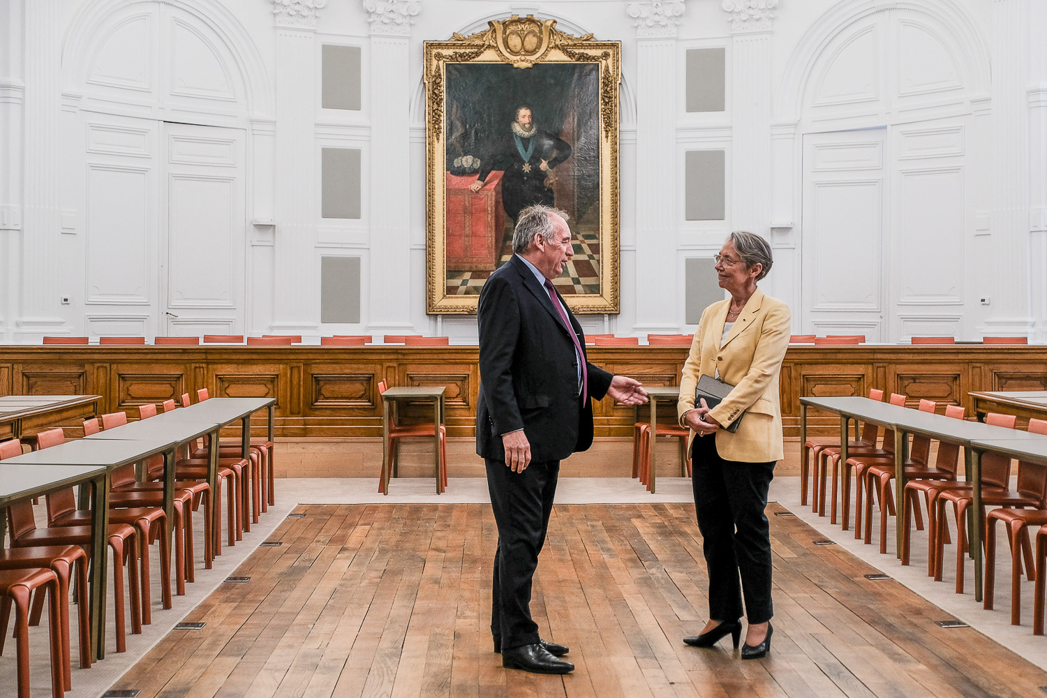 François Bayrou et Elisabeth Borne