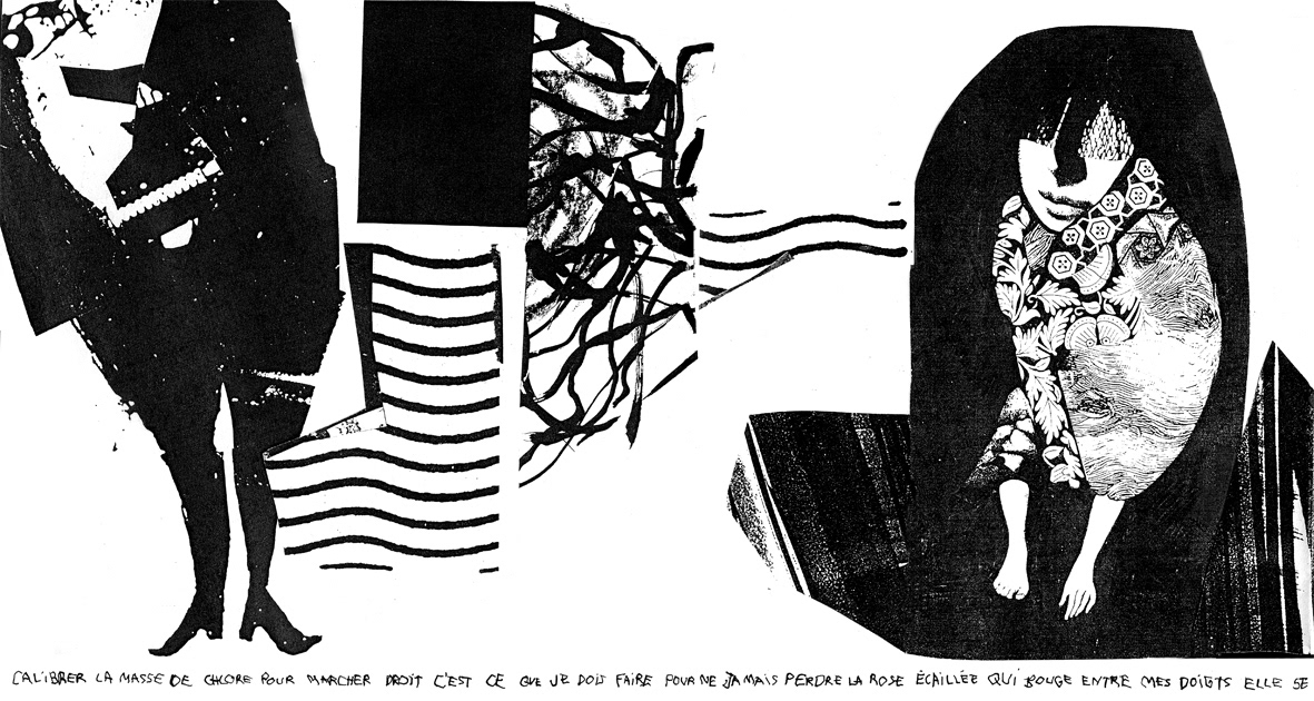 Livre accordéon CORNEILLE CRAQUELÉE (détail) sérigraphie, 60 pages de 15 x 30 pouces (38.10 x 76.20 cm), tirage limité de 4, 2008