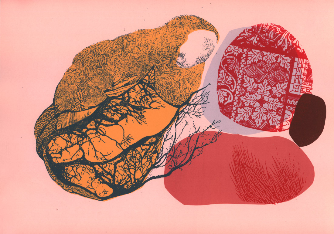 MATRIOCHKA sérigraphie, 10 x 7.5 pouces (25.4 x 19.05 cm), tirage limité de 4, 2009