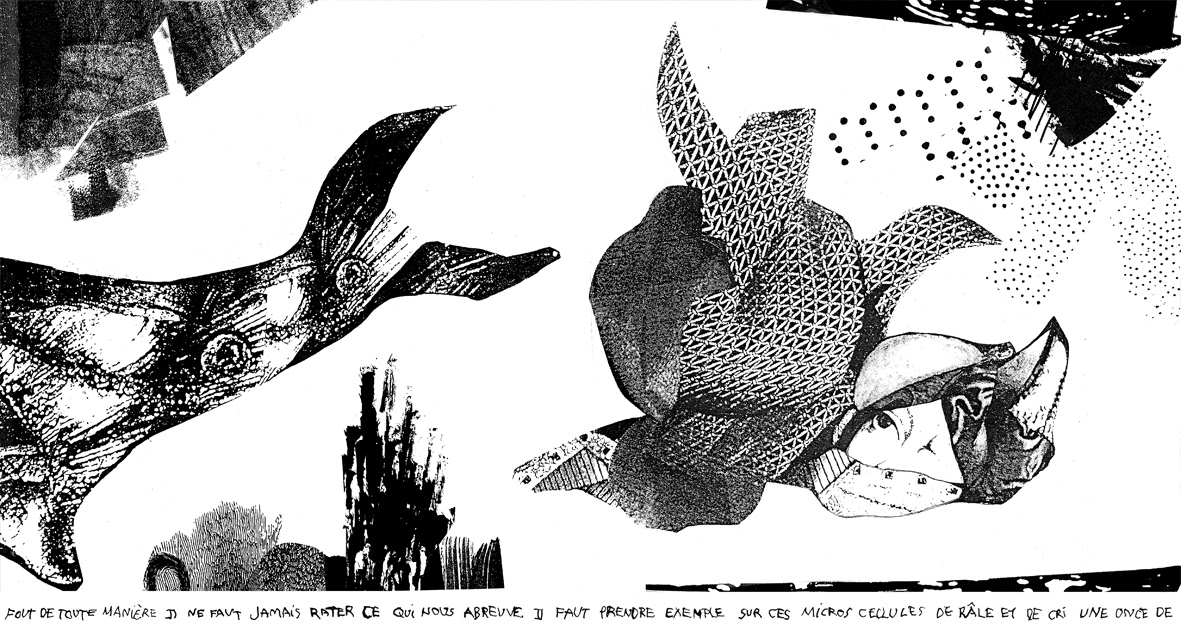 Livre accordéon CORNEILLE CRAQUELÉE (détail) sérigraphie, 60 pages de 15 x 30 pouces (38.10 x 76.20 cm), tirage limité de 4, 2008