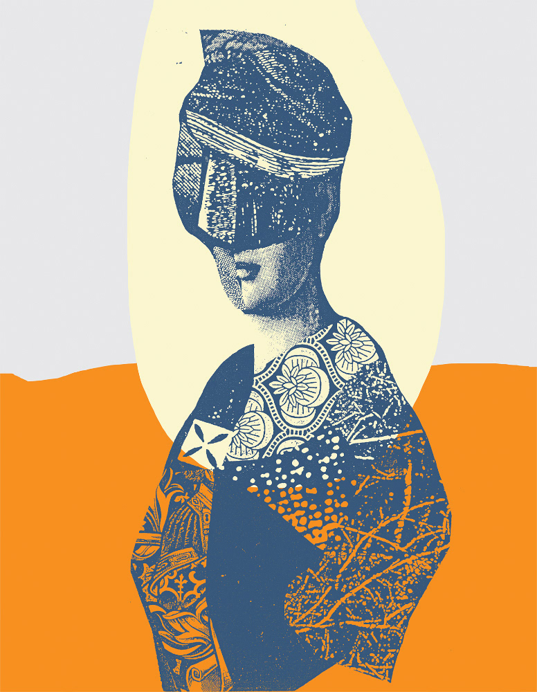 DAME Estampe numérique, 15 x 20 pouces (38.10 x 50.8 cm), 2011