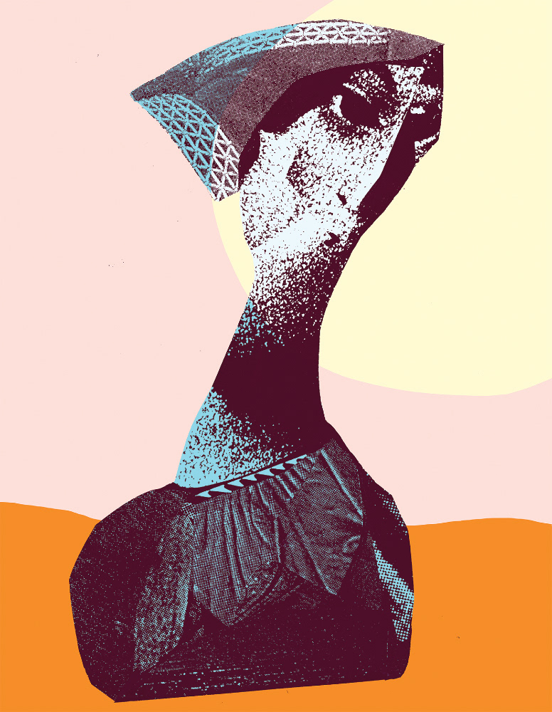 COMMÈRE 01 Estampe numérique, 15 x 20 pouces (38.10 x 50.8 cm), 2011