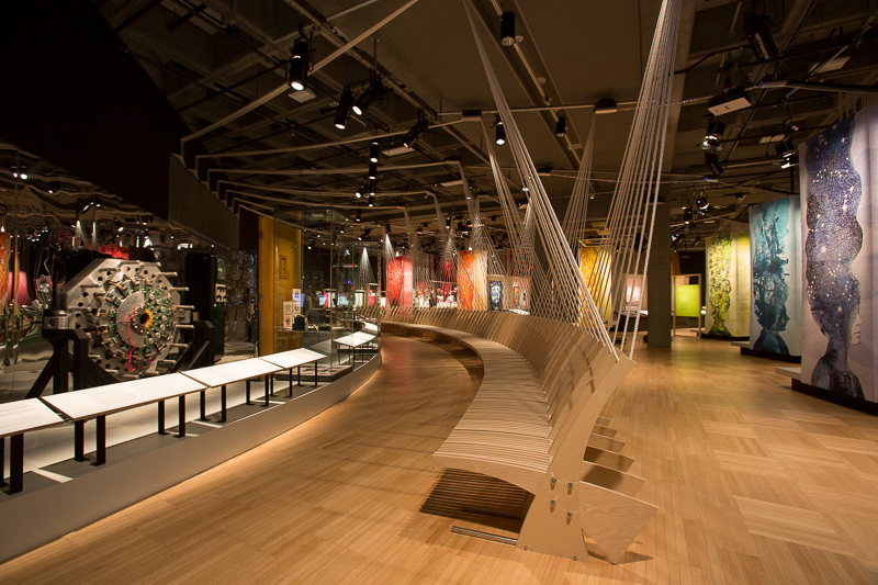 Vue de la salle d'exposition Cerveau à la folie. Photo © Musée de la civilisation de Québec, 2017