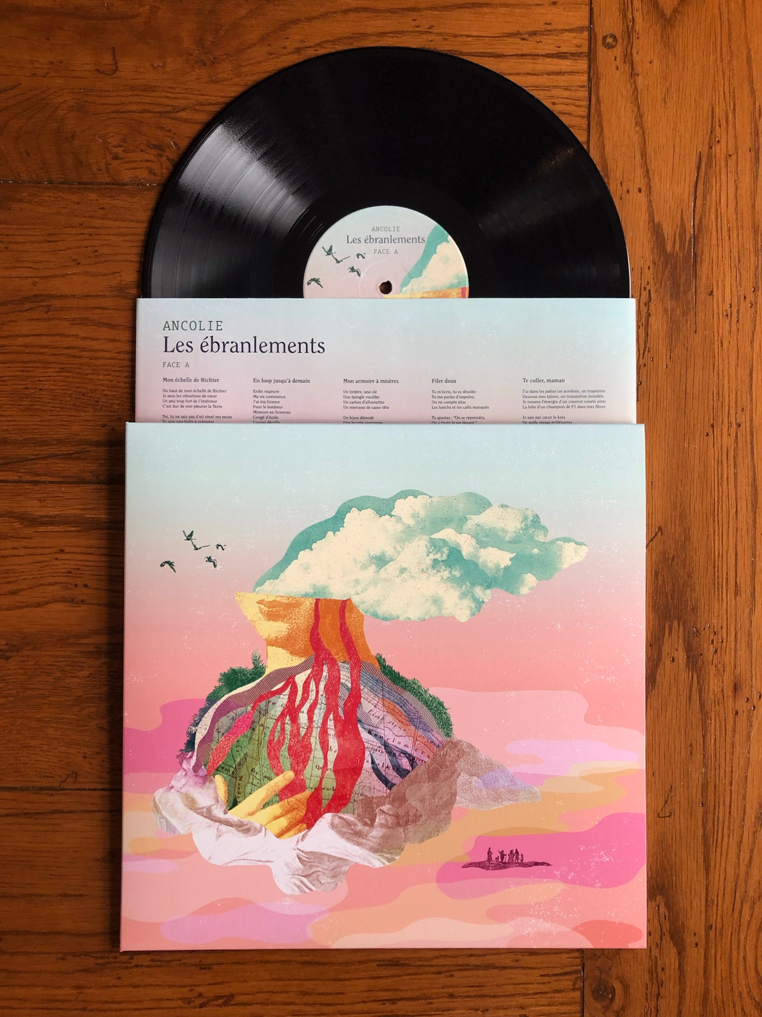 Pochette vinyle, Photo : Ancolie