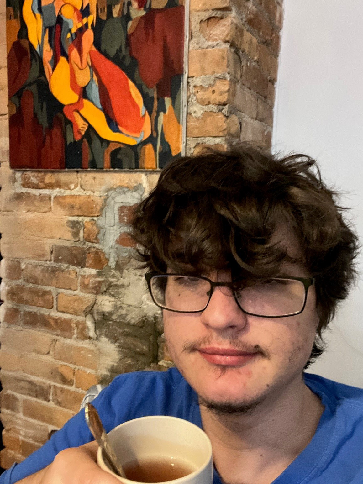 Fruit tea is nice when hot