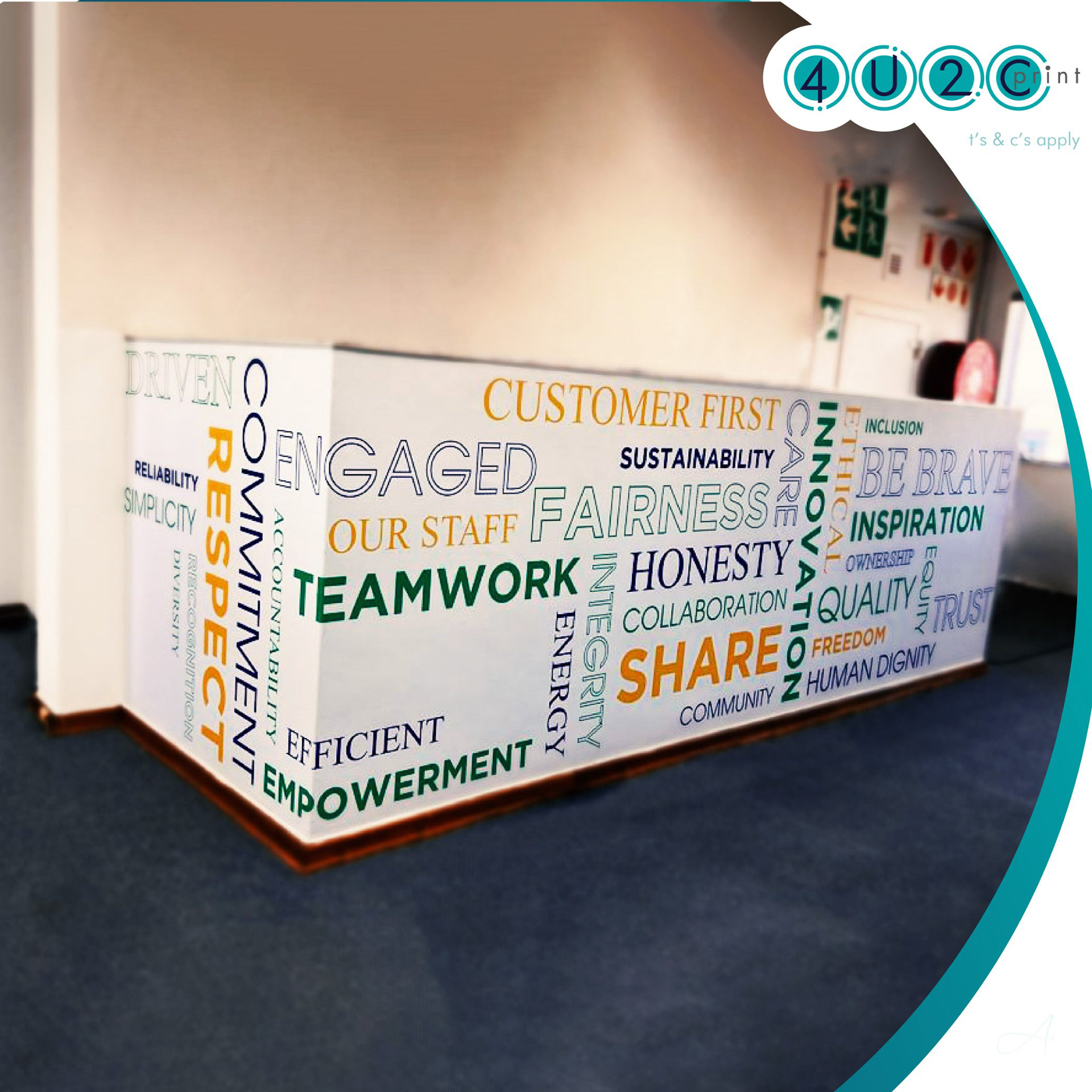 Collaborate with local printers