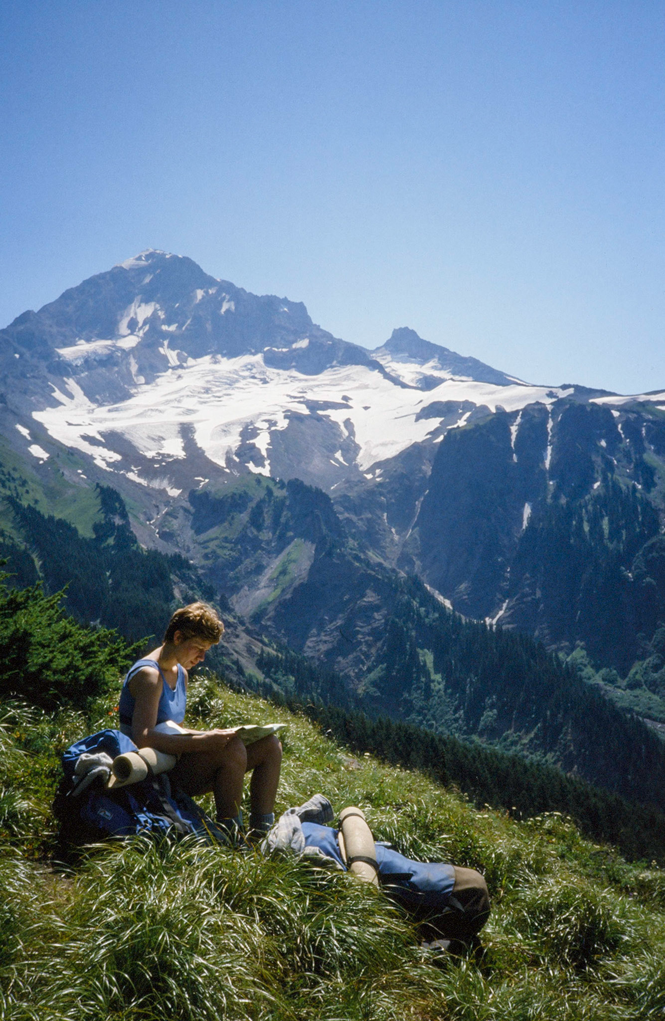 7/1986 Mt Rainer Lost Lake Backpacking Trip