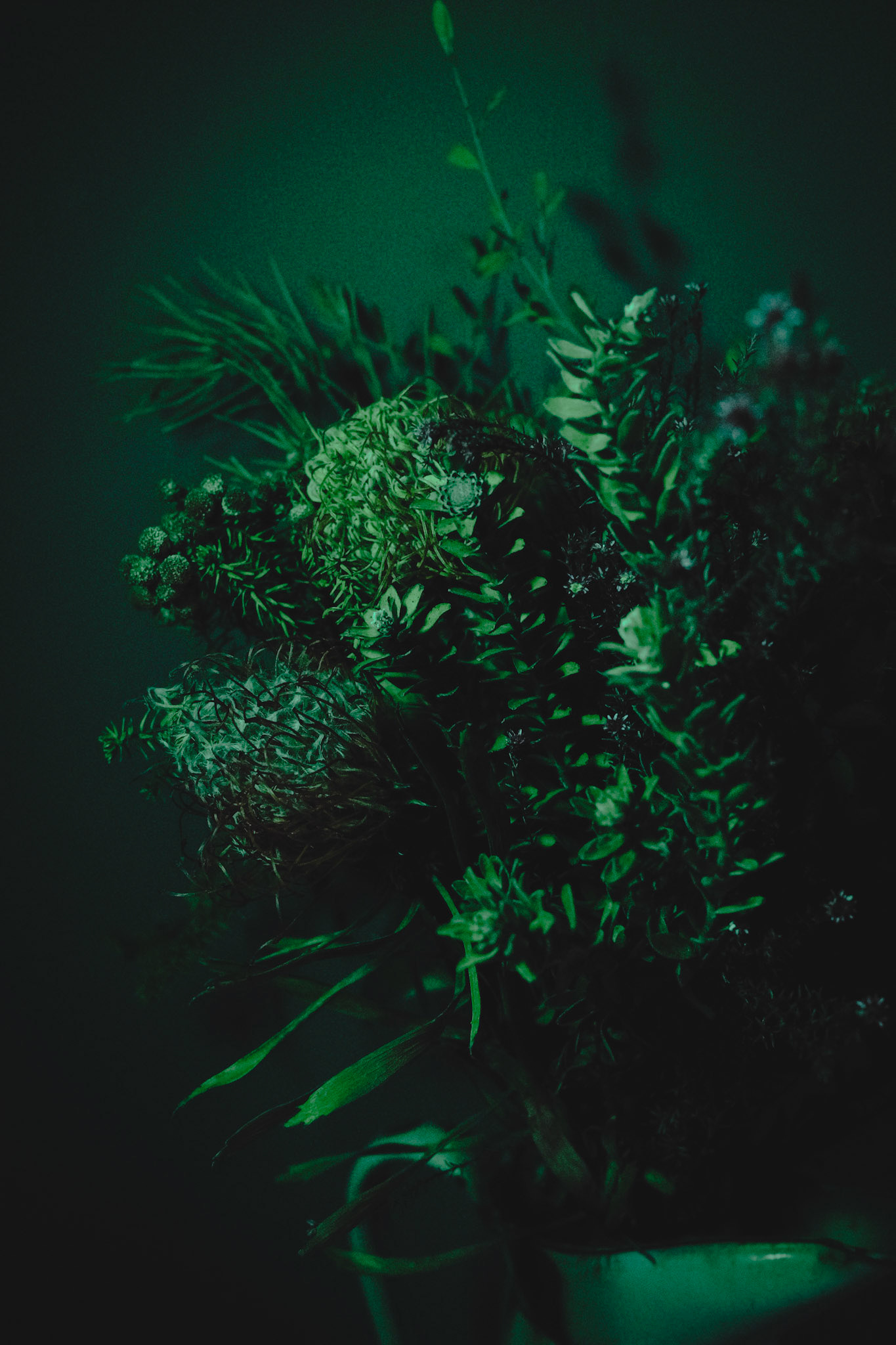 Bouquet in green, home 2021