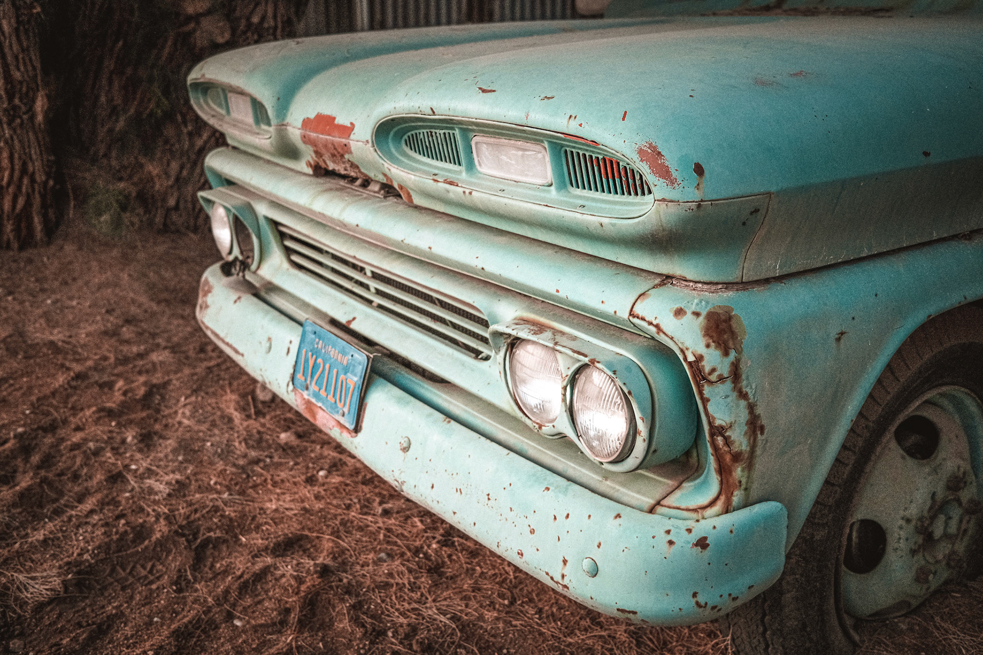 1961 Chevy C30, 29 Palms, California desert Jan 2022