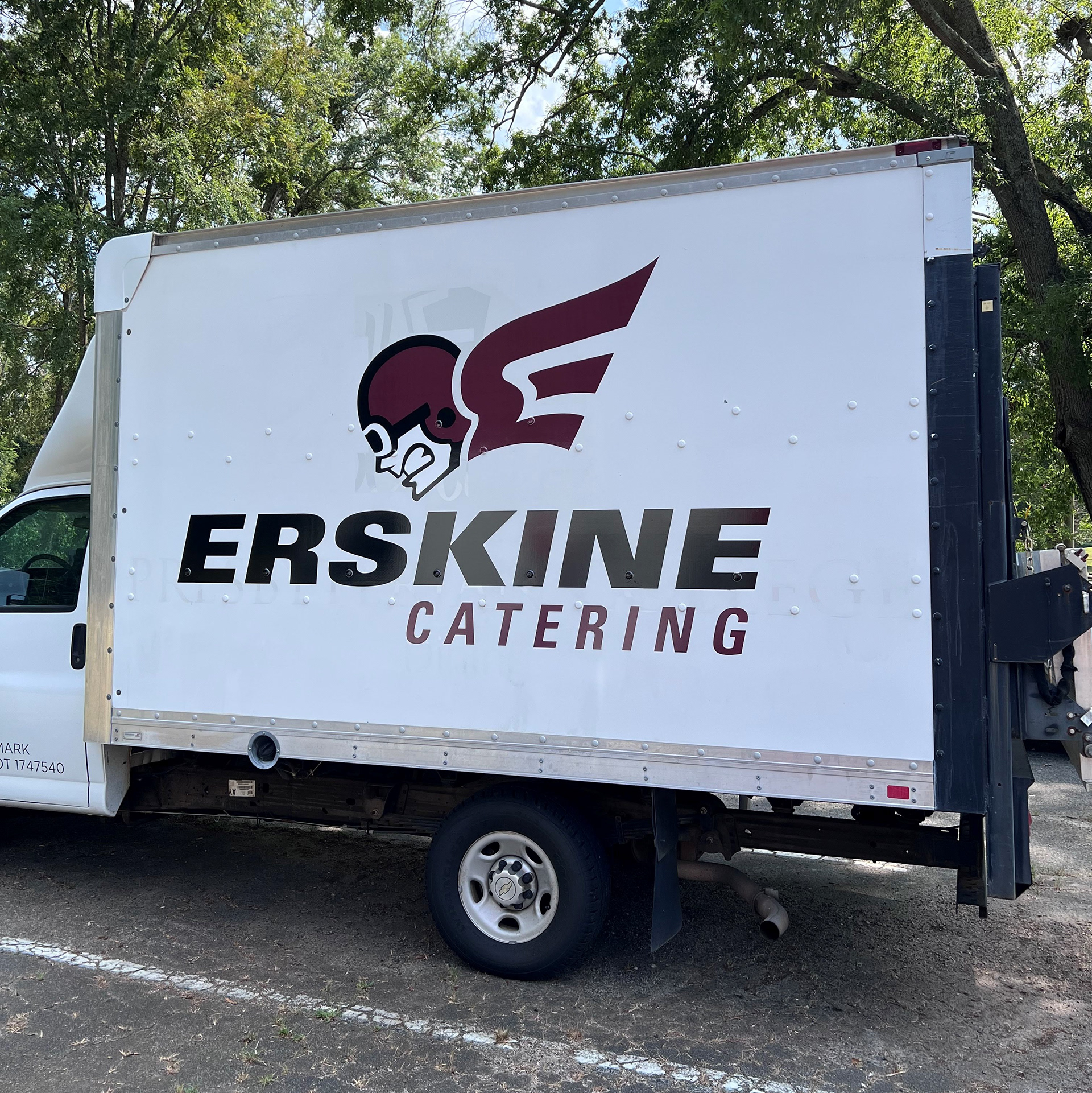 Erskine catering truck graphic