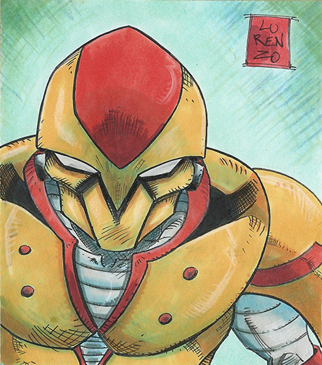 Kamael-marker on paper - codmana edition