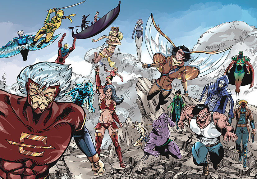 La relève - Yamraj comics edition - color by Bruce Cherin