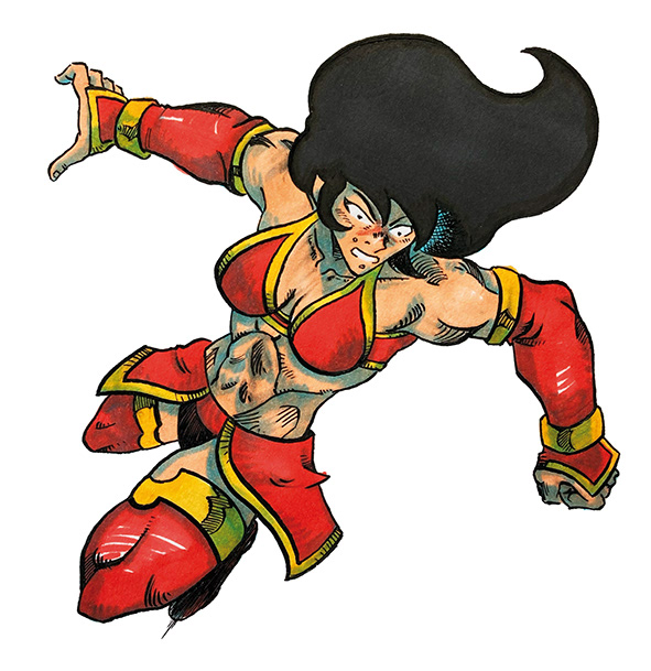 Amazona - Markers on paper