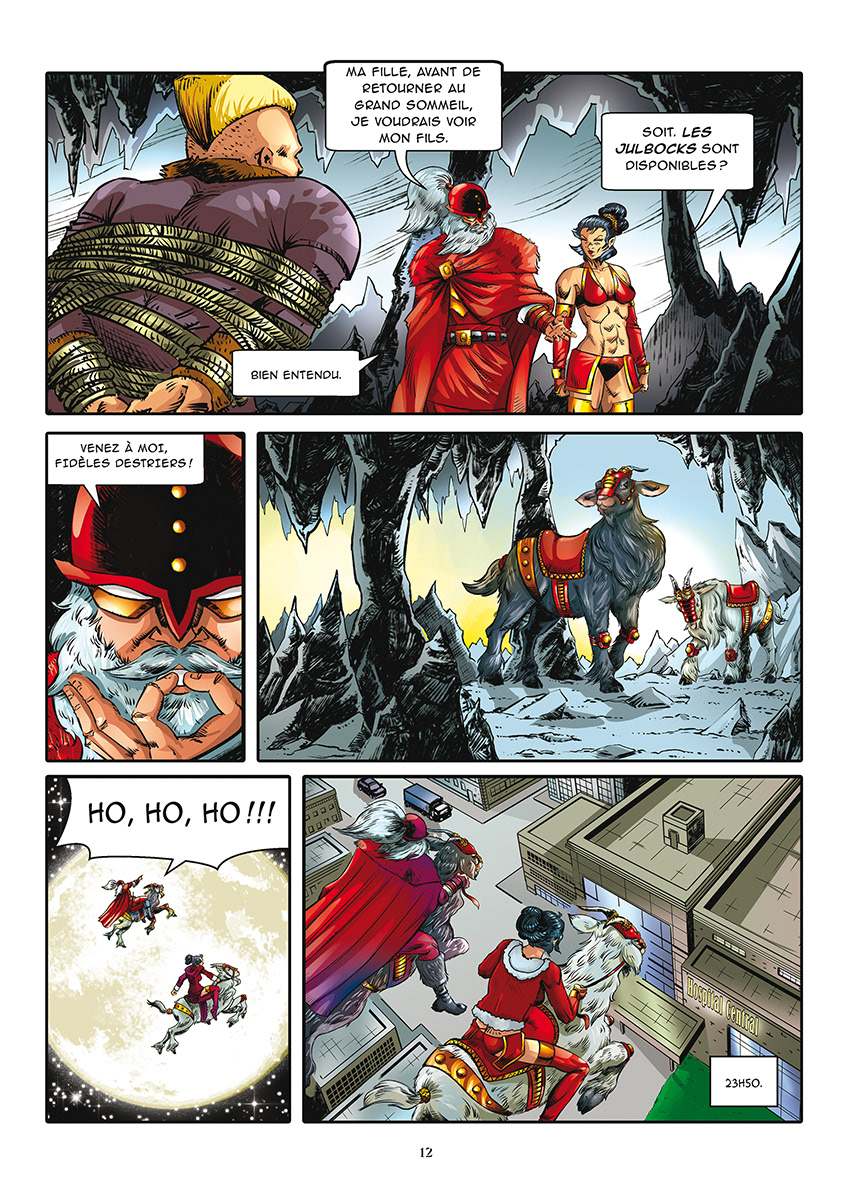 Amazona christmas' special- written by Alexandre Lavaur - color by Bruce Cherin - Yamaraj comic edition
