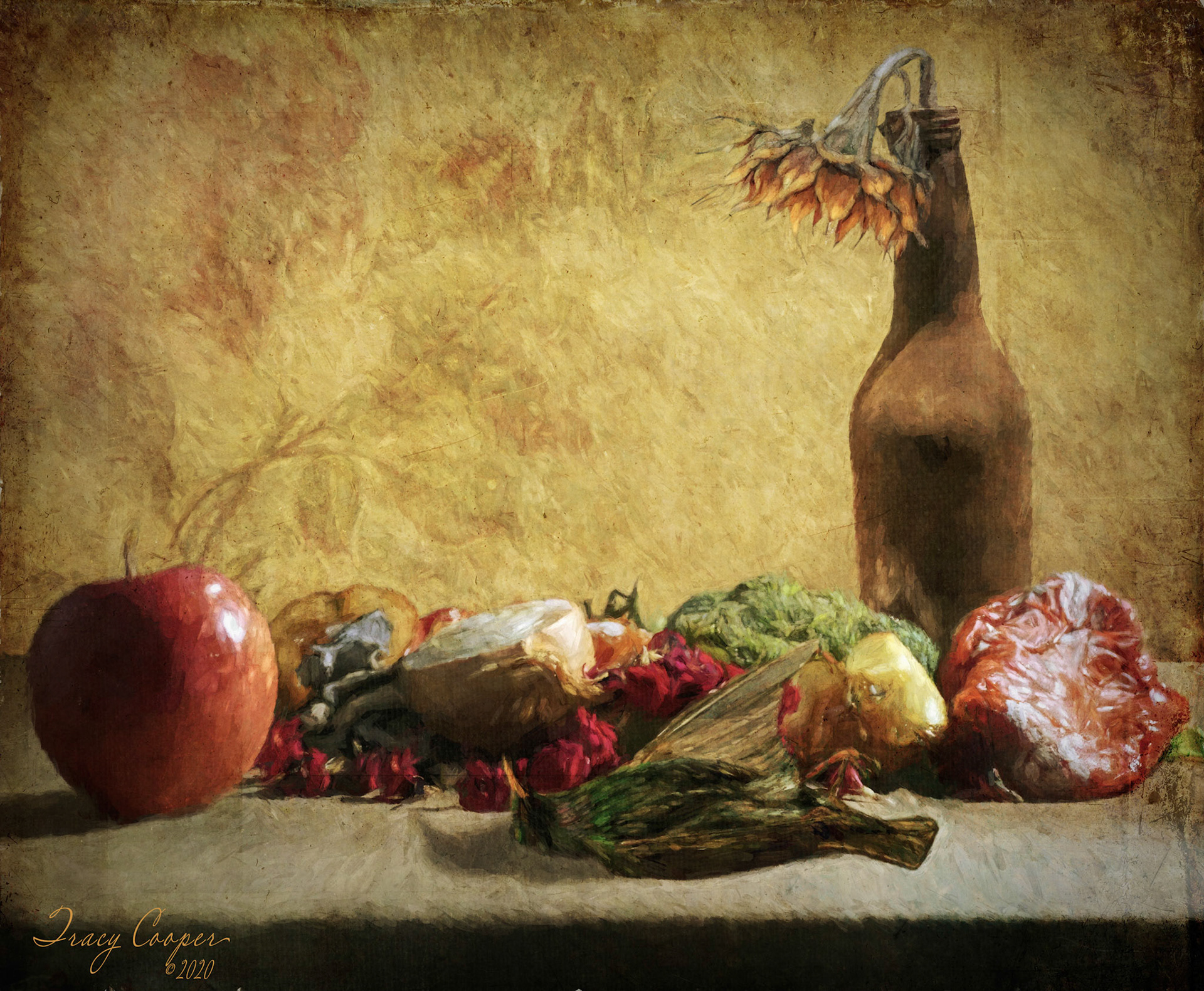 Still Life With One Good Apple