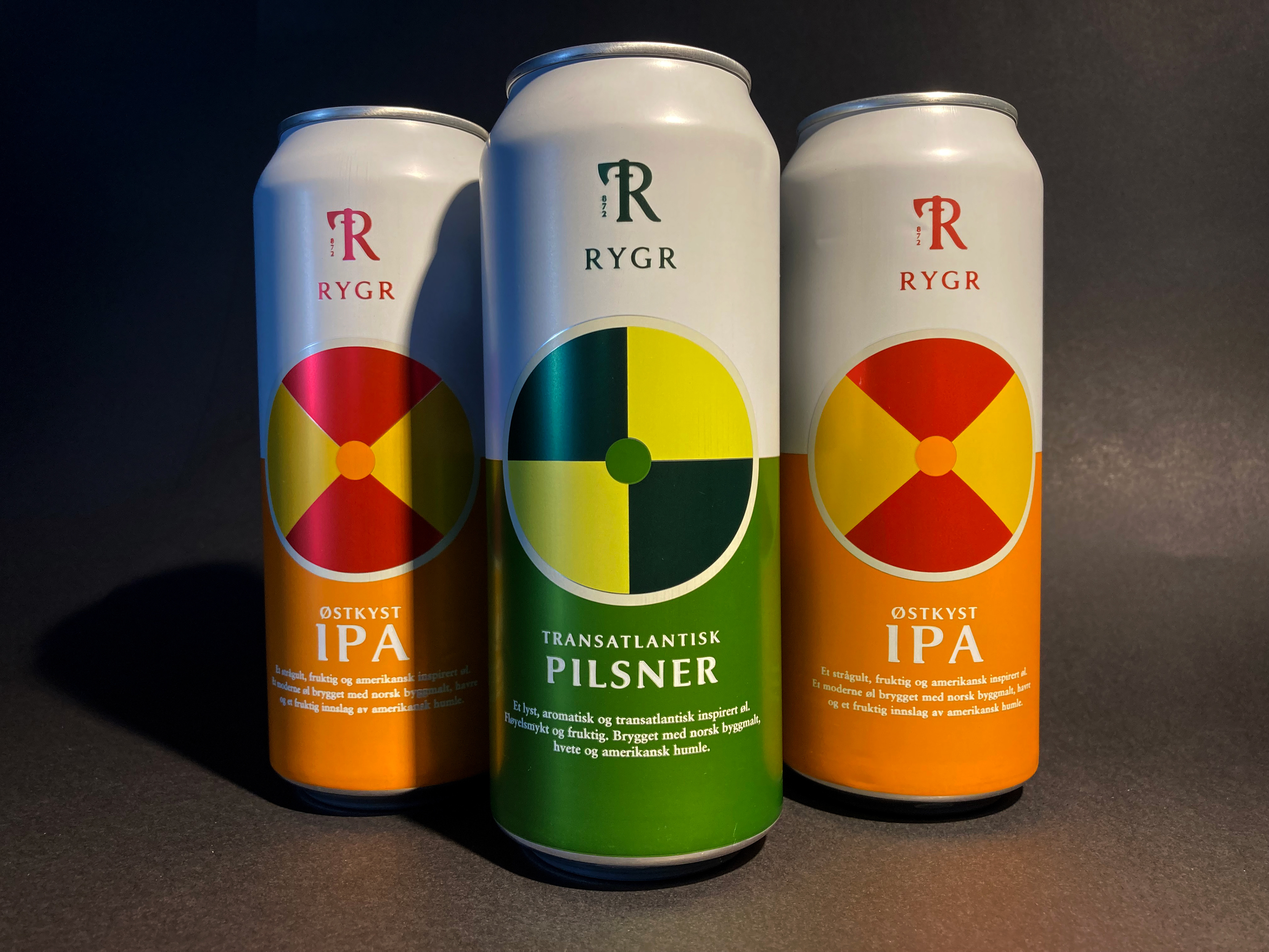 Ny design for Østkyst IPA og Transatlantisk Pilsner