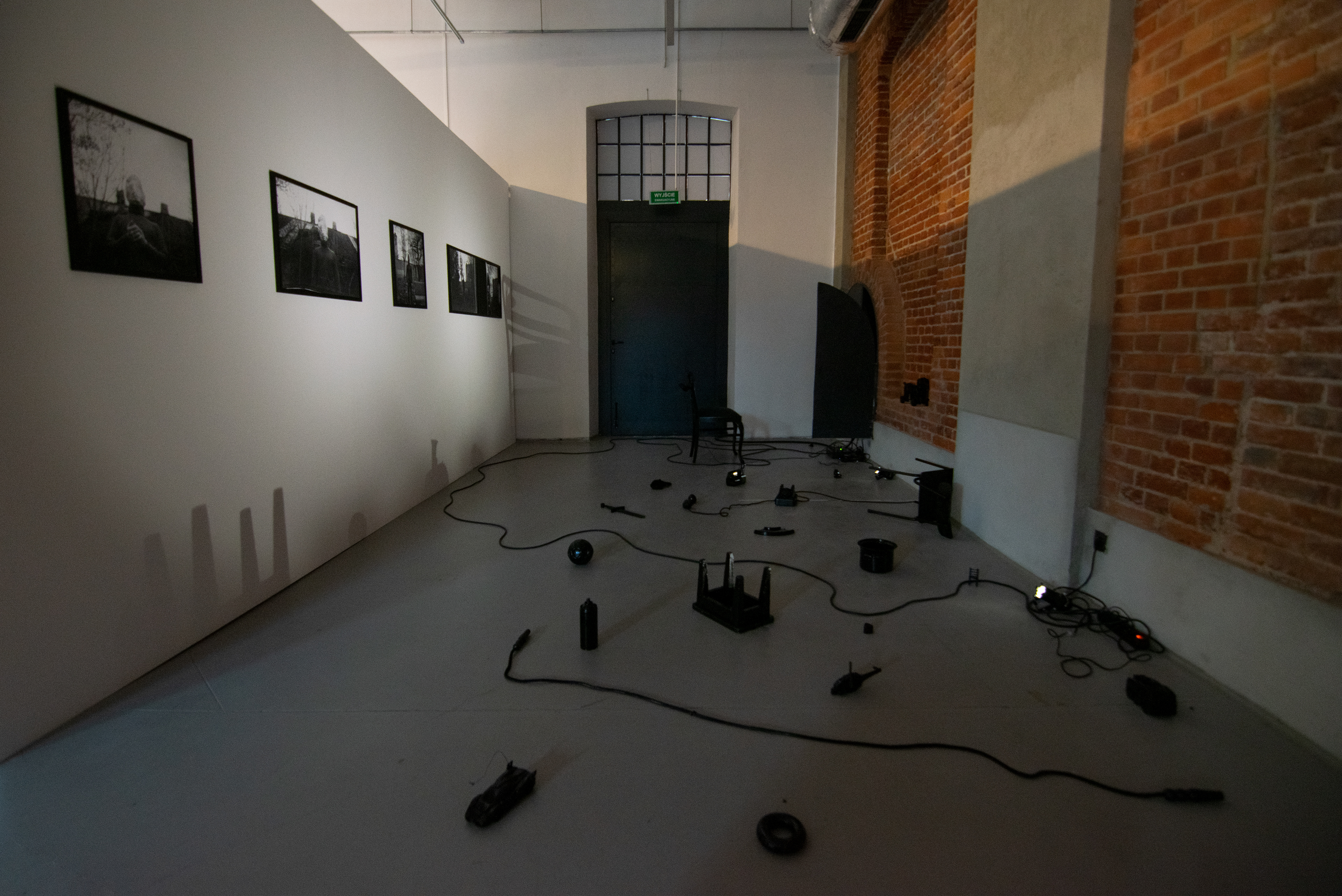 "I'm scared - one and three traumas" multimedia installation, from "Far Way Home" exhibition, Jan Kazimierz Barnaś, 2022