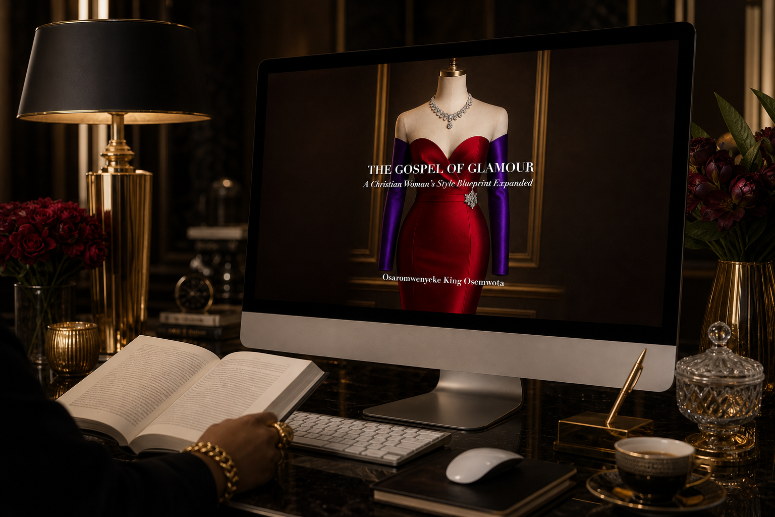 The Gospel of Glamour: A Christian Woman's Style Blueprint Expanded on Desktop