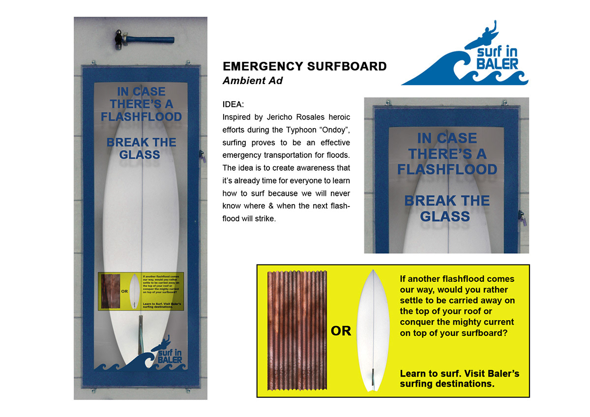 Brief: Promote any local surfing spot.