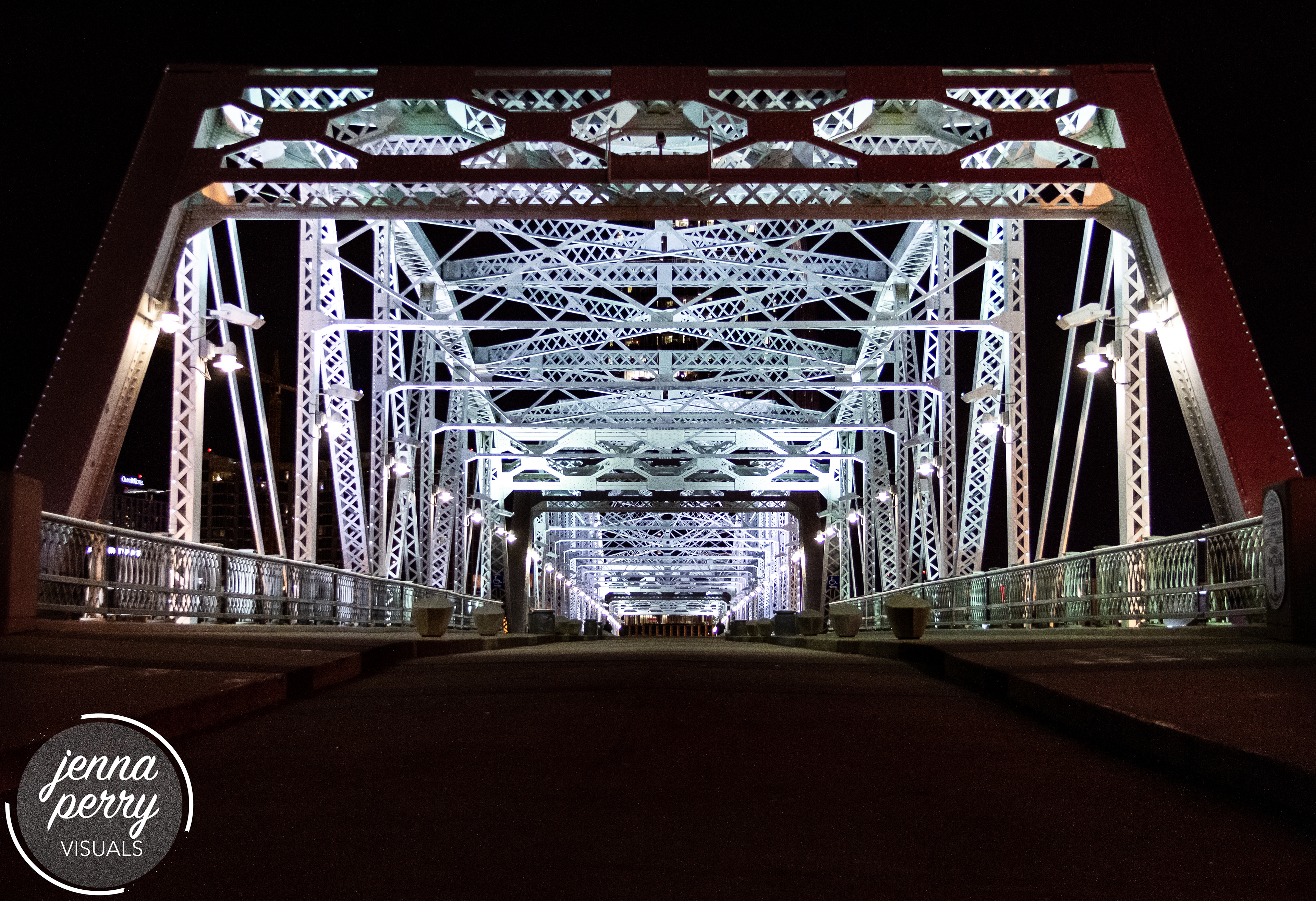 Pedestrian Bridge in Color, Nashville, TN 