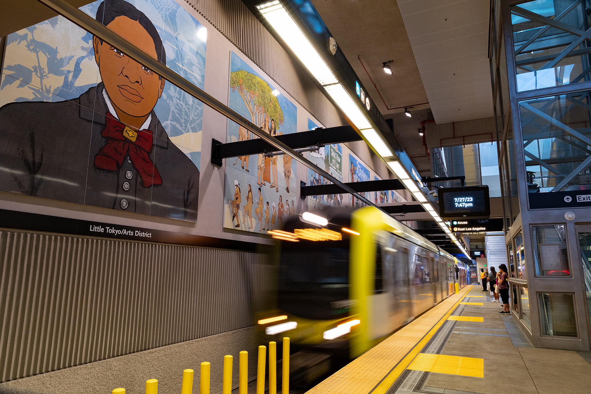 "Will Power Allegory" by Audrey Chan, Little Tokyo/Arts District Station, Los Angeles 2023