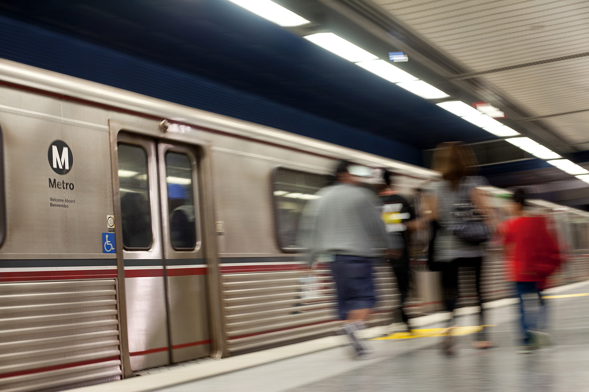LA Metro Red Line Rail, Vermont/Sunset Station 2011