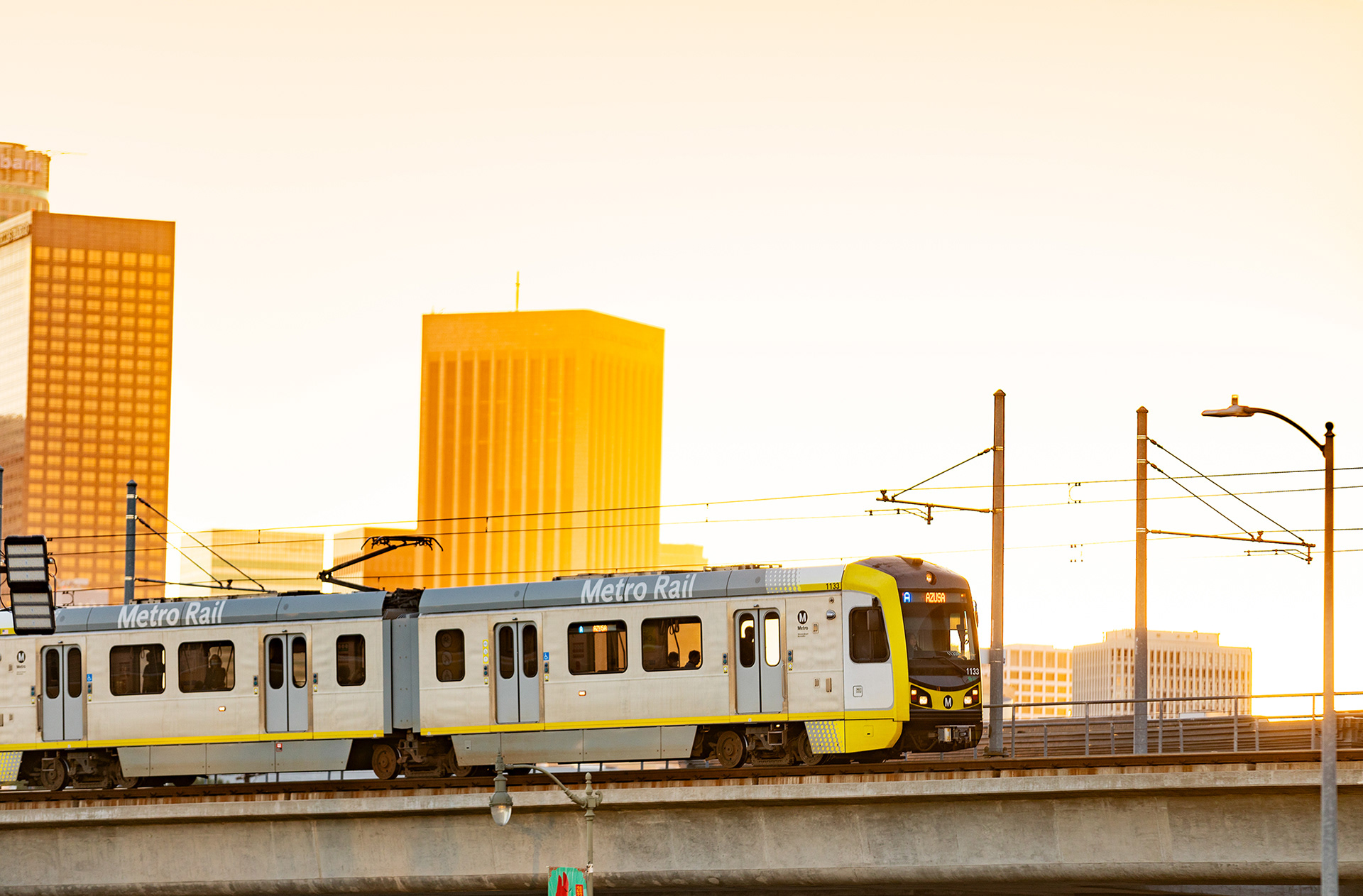 LA Metro A Line Rail, Chinatown Station 2024