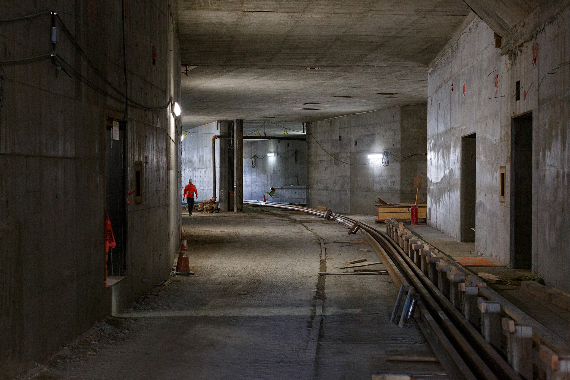 LA Metro Construction at Little Tokyo/Arts District Station 2020