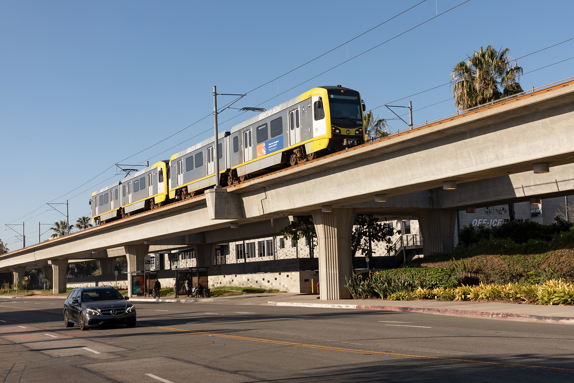 LA Metro C Line Rail, Mariposa Station 2021