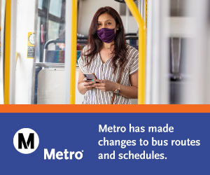 LA Metro Bus Service Changes Digital Ad 2021 / *Design by Metro designer