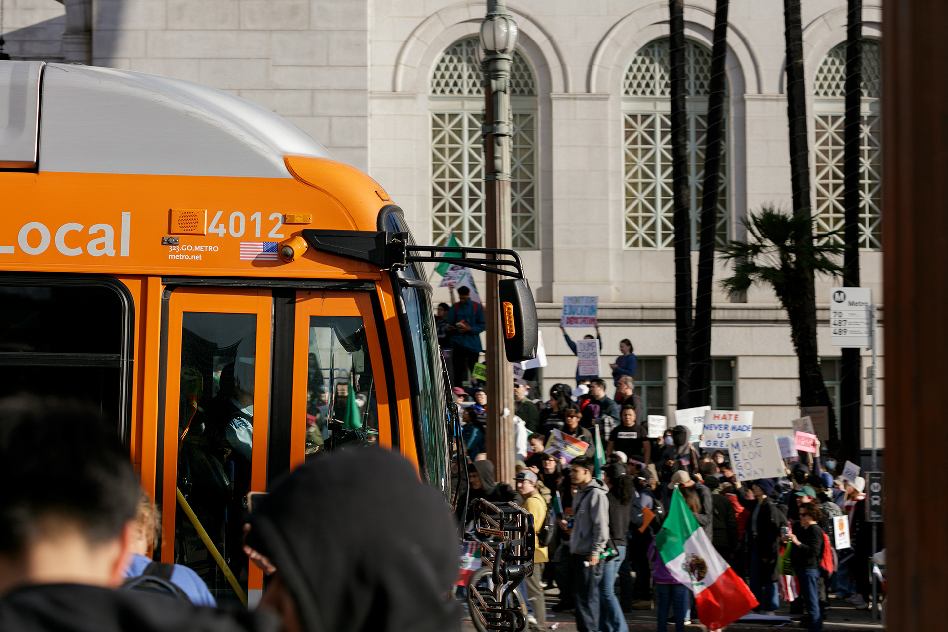 Protest at LA City Hall 2025