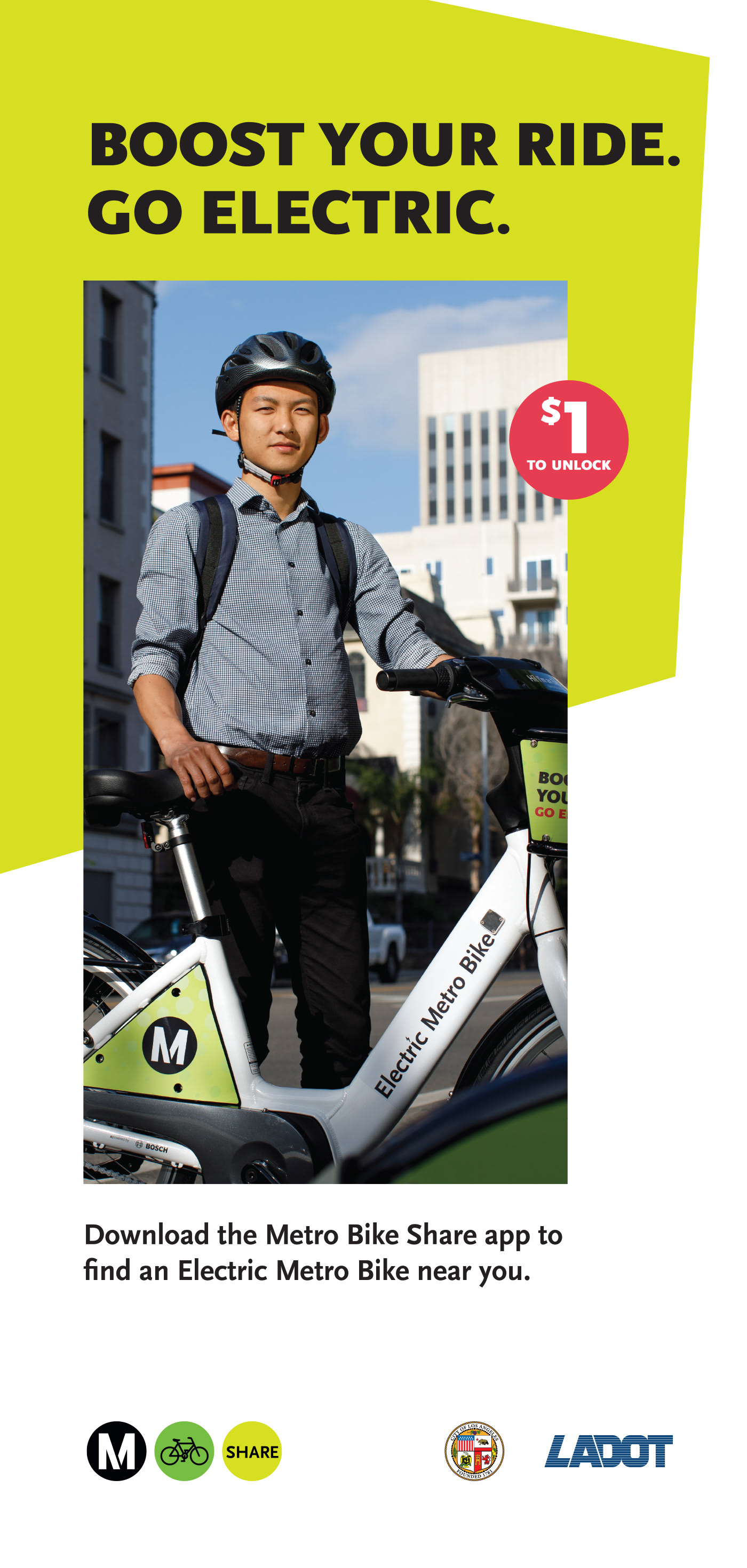 LA Metro Bike Share Kiosk Poster / *Design by Metro designer 2019