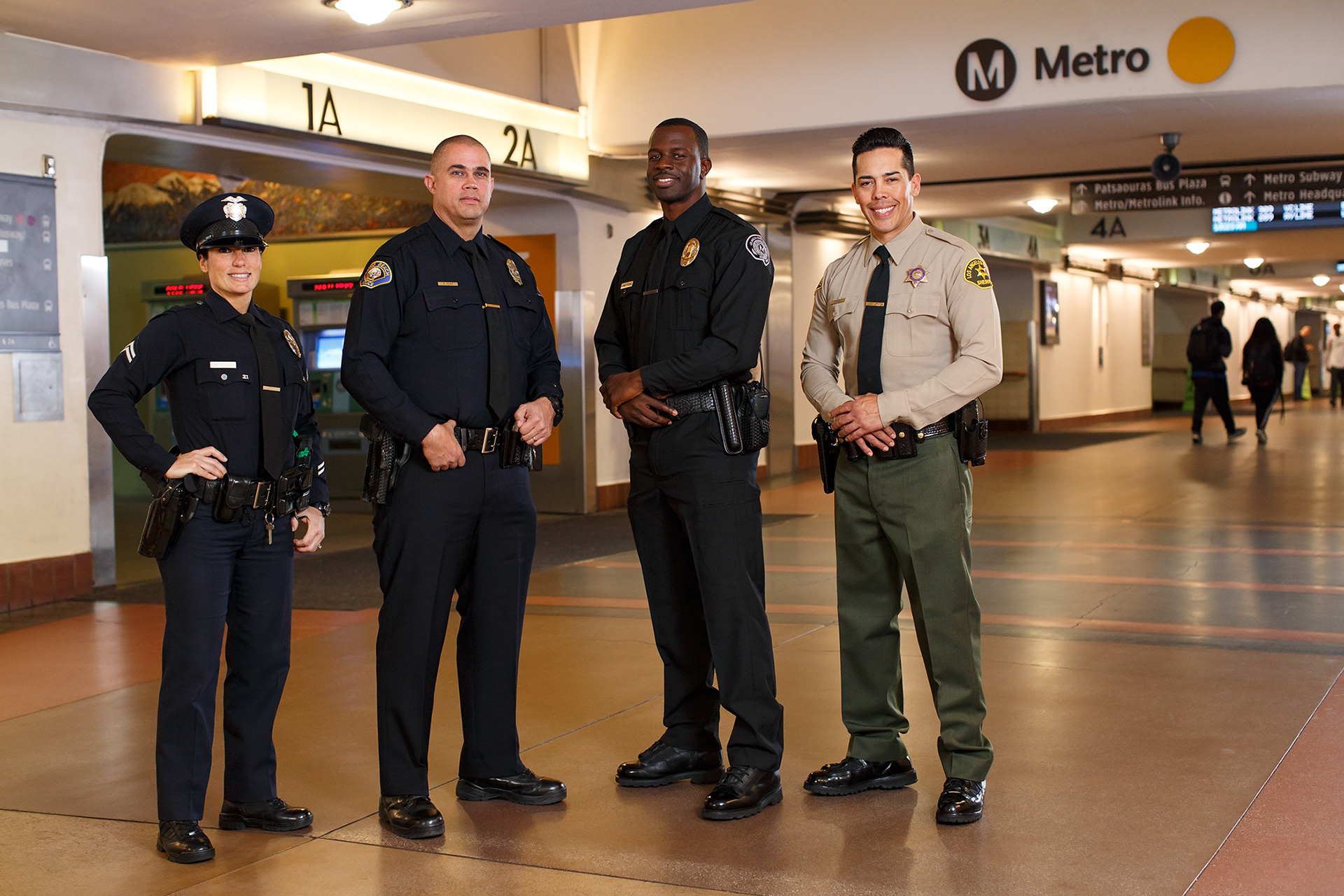 LA Metro 4-Agency Security & Law Enforcement Union Station, Los Angeles 2019