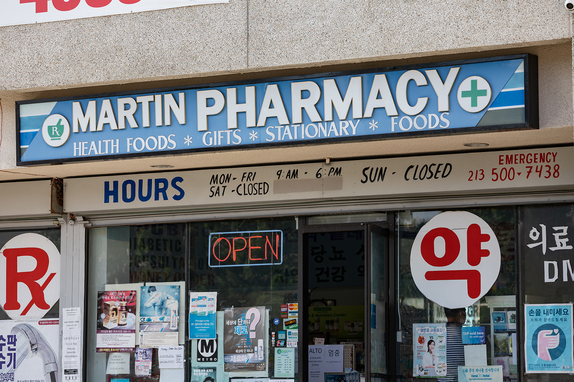 LA Metro TAP Vendor Martin Pharmacy 2020