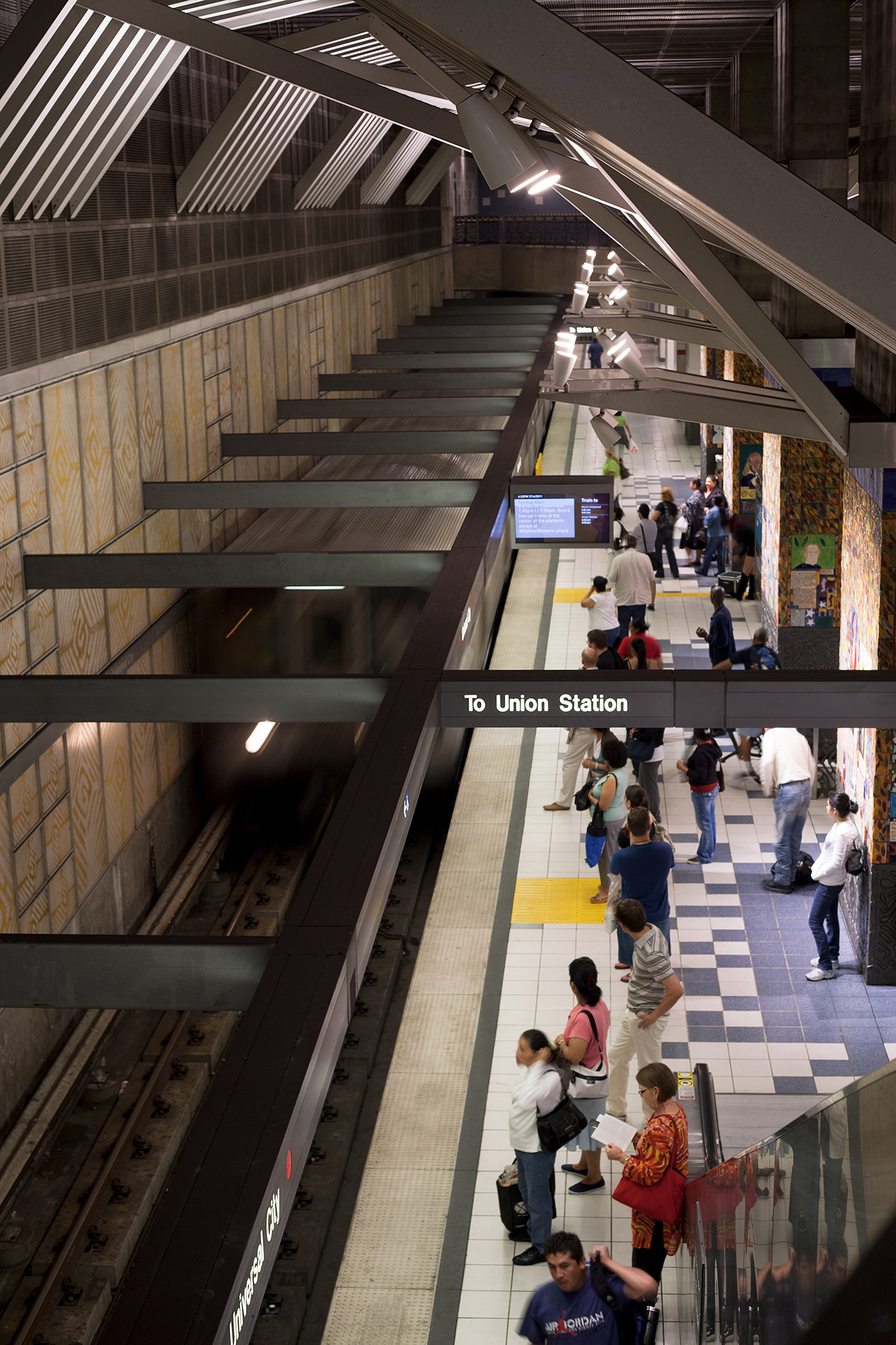 LA Metro Red Line Rail, Universal City/Studio City Station 2011