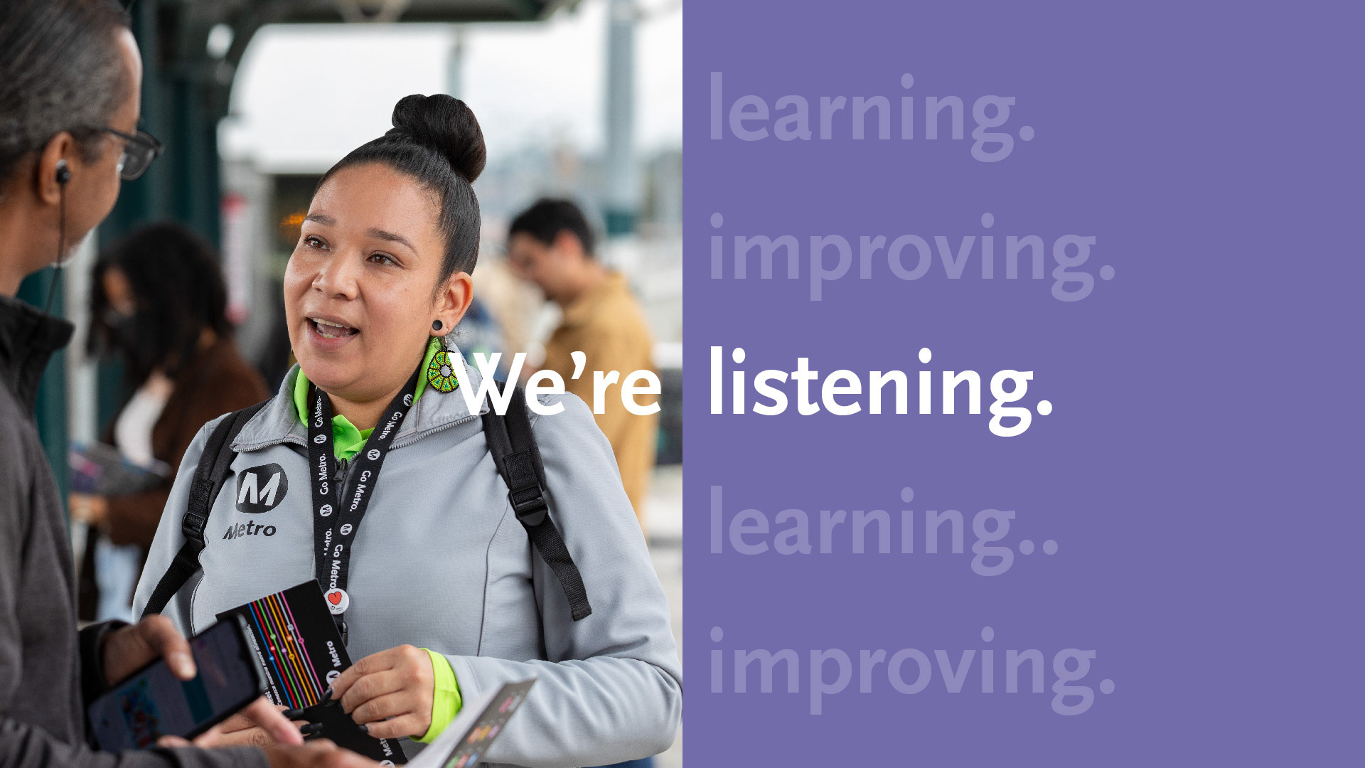 Still form LA Metro's Customer Promise Video 2023 / *Design by Metro designer
