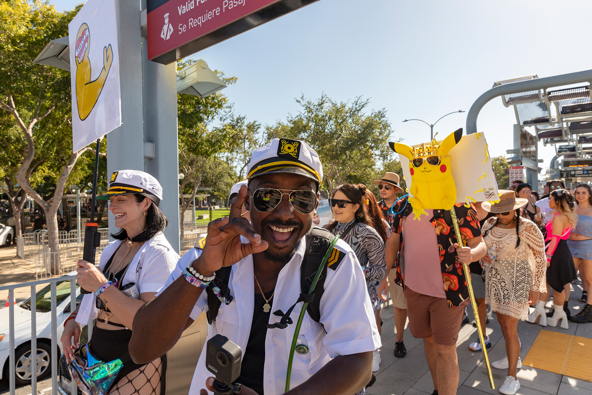 LA Metro Patrons Arriving at Hard Summer Music Festival - 2023