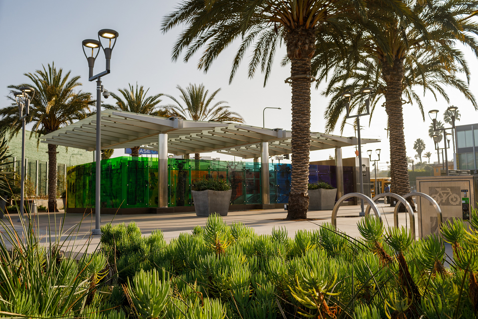 LA Metro Leimert Park Station Landscaping 2024