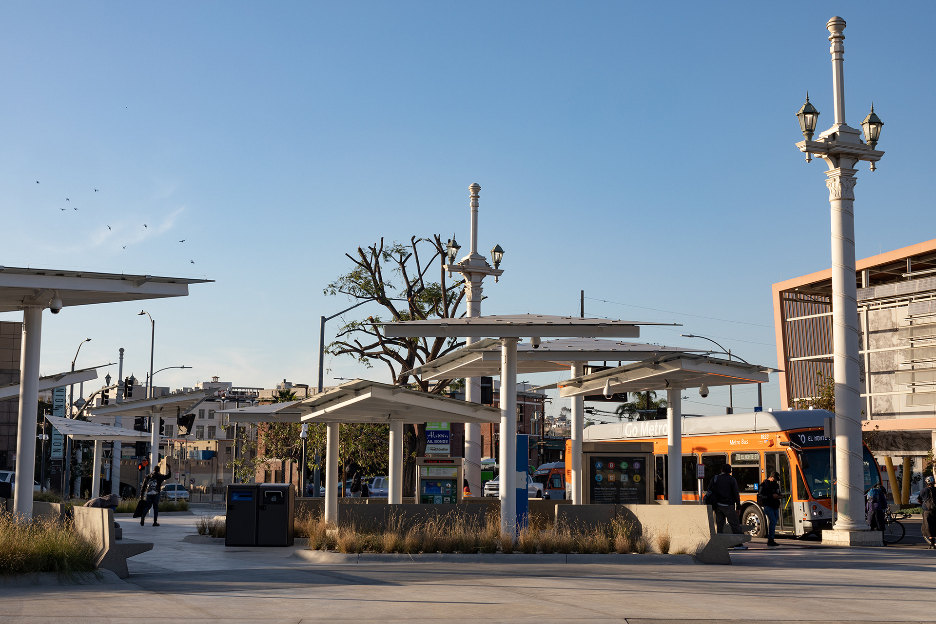 LA Metro Cesar Chavez Transit Pavillion 2020