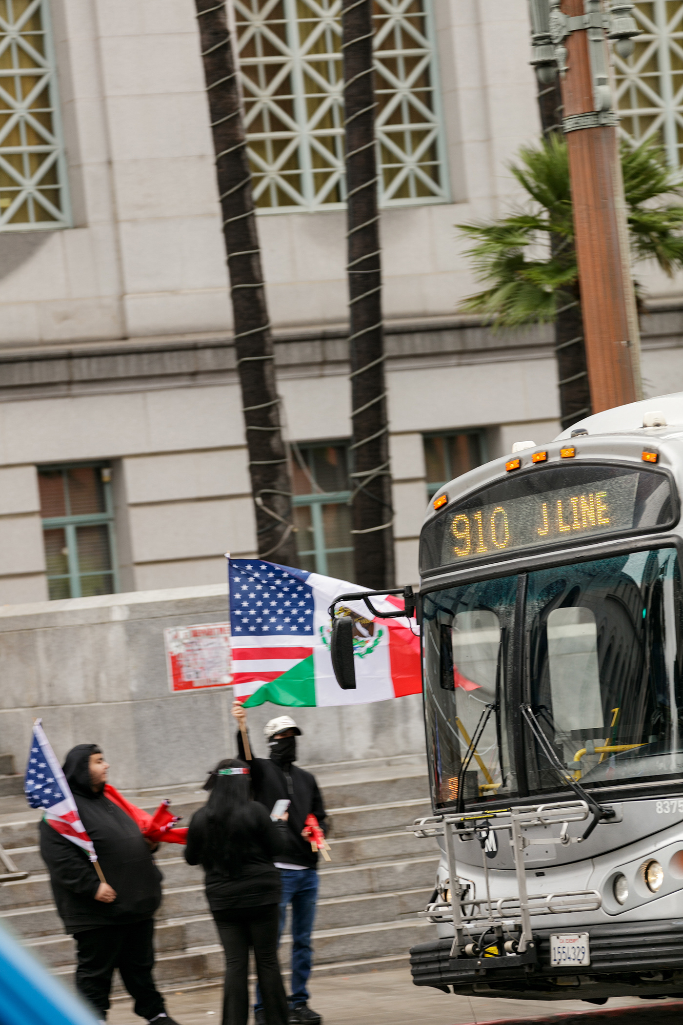 Protest at LA City Hall 2025