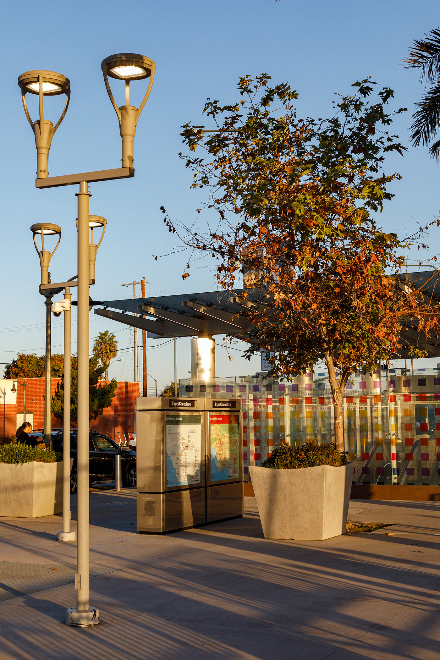 LA Metro Expo/Crenshaw Station Landscaping 2024