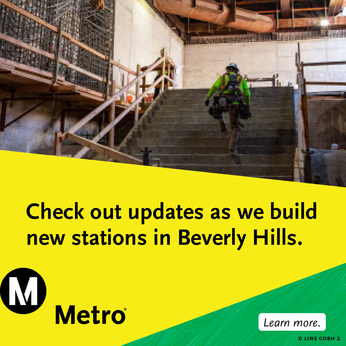 LA Metro Beverly Hills Construction Digital Ad 2024